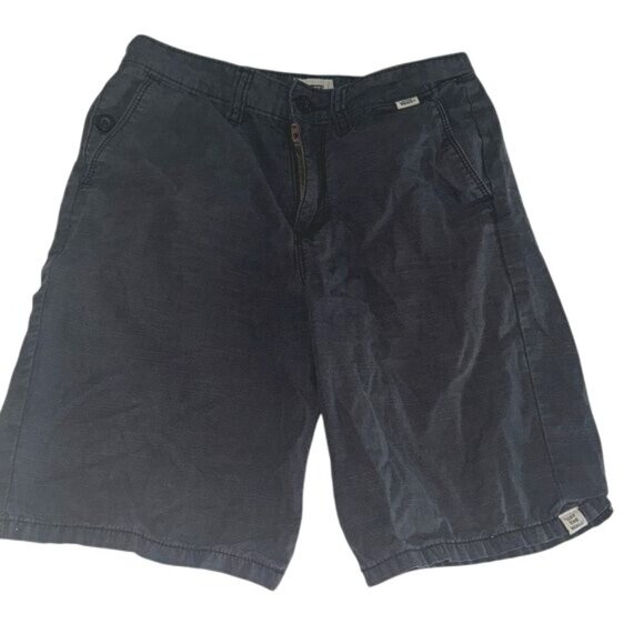 Vans Boys Navy Shorts Size 12 100% Cotton Casual Wear - Picture 1 of 6